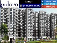 Adore Happy Homes | 9911-22-6000 | Affordable 2 Bhk Adore Flats in Faridabad