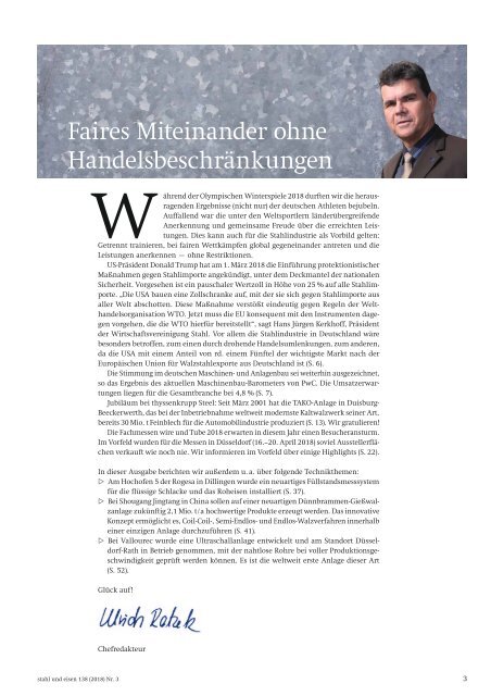 Leseprobe stahl und eisen 03/2018