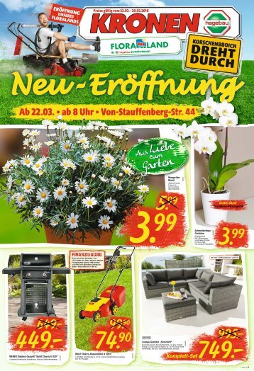 Floraland Eröffnung