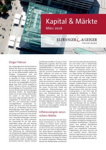 Kapital & Märkt: Ausgabe März 2018