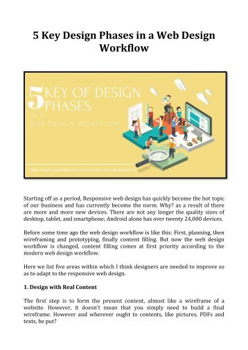 5 Key Design Phases in a Web Design Workflow 