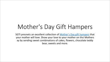 Mothers day gift hamper