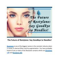 The Future Of Restylane