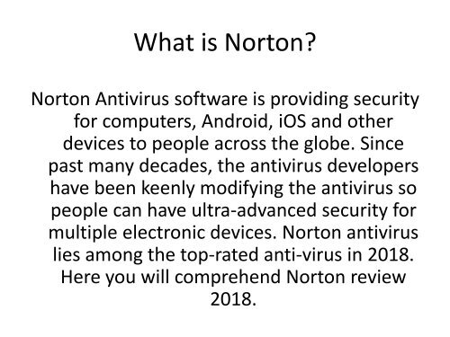 Install Norton