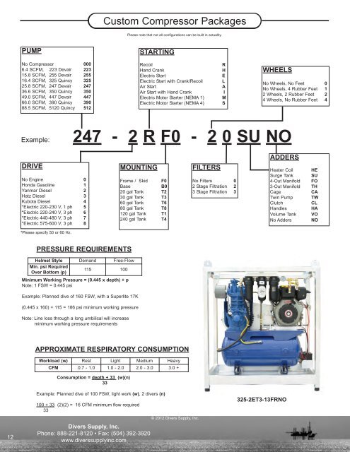 2 R F0 - Divers Supply, Inc.