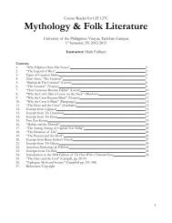 Mythology & Folk Literature - Mark Fullmer