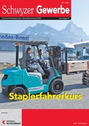Staplerfahrerkurs - KMU Frauen Schwyz