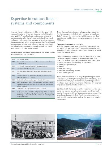 Product Catalog 2012 – Contact line equipment for mass transit and ...