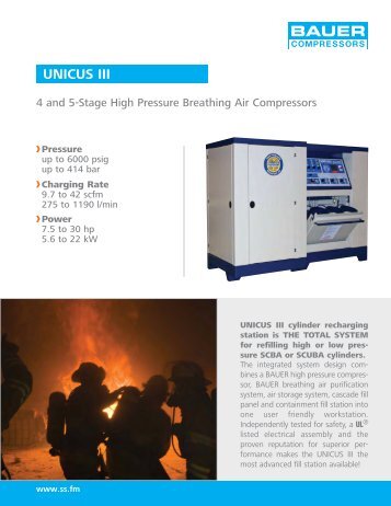 UNICUS III - Bauer Air Compressors
