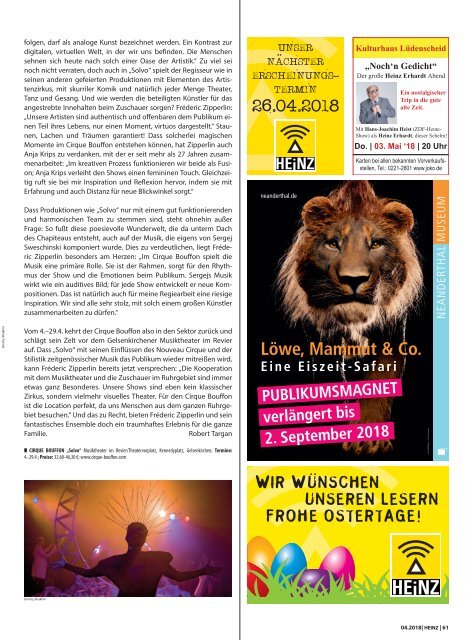 04-2018 DORTMUND HEINZ MAGAZIN