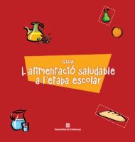 Alimentació saludable a l'etapa escolar