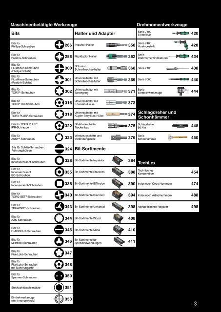 Wera-Katalog