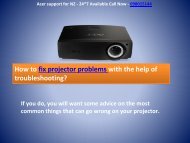 Fix Acer Projector Problems