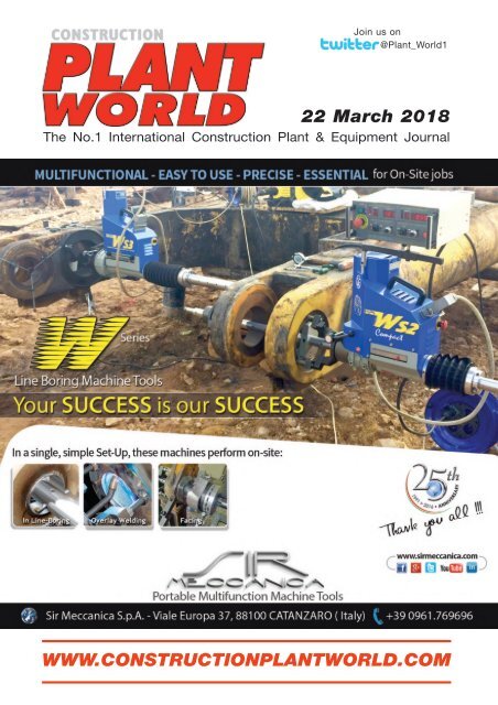 Construction Plant World 22nd March 2018