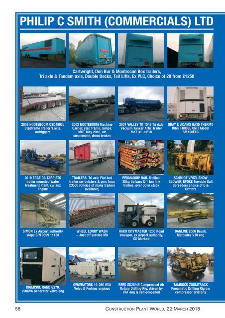 Construction Plant World 22nd March 2018