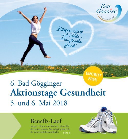 Magazin zu den 6. Bad Gögginger Aktionstagen Gesundheit 2018