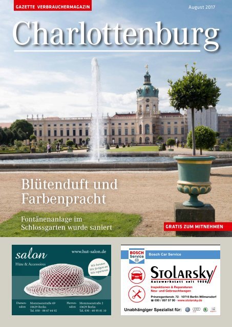 Gazette Charlottenburg Nr. 8/2017