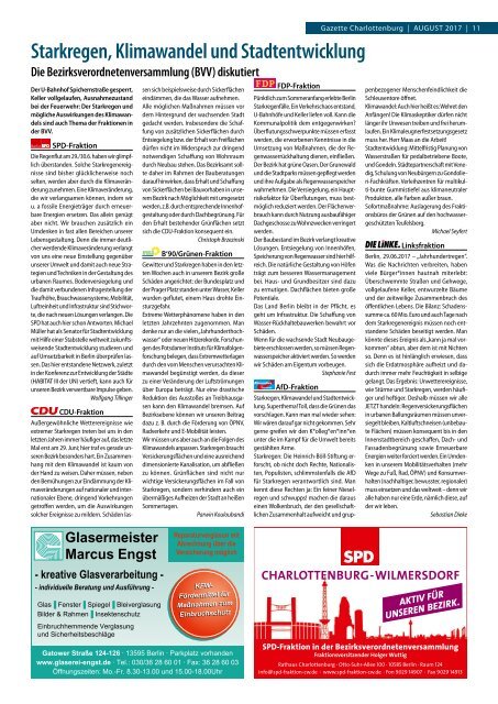 Gazette Charlottenburg Nr. 8/2017
