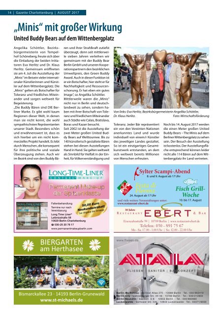 Gazette Charlottenburg Nr. 8/2017