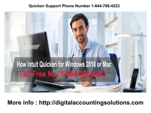 Quicken Support Phone Number 1-844-788-4223