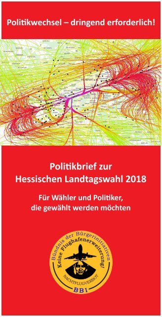 Politikbrief zur Hessischen Landtagswahl 2018 - Flyerformat (Stand 21.03.2018)