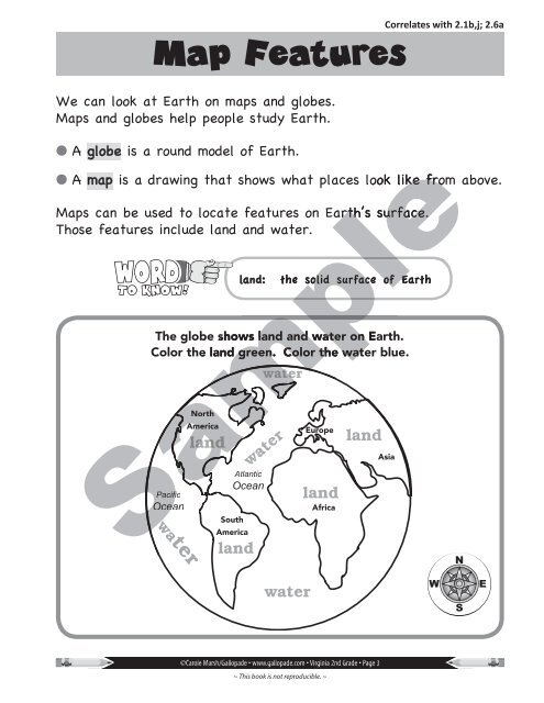 Virginia Experience 2nd Grade Solution Focus on the United States of America