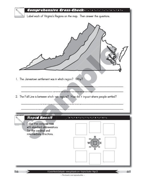 Virginia Experience Virginia Studies Solution History • Geography • Government • Economics