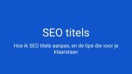 SEO titels