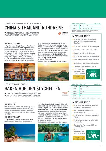 Merkur Ihr Urlaub Folder April 2018