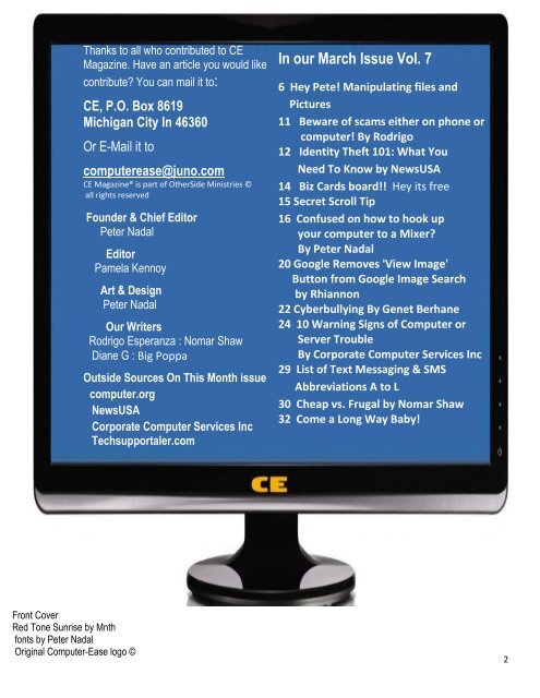 ce magazine march  2018 issue