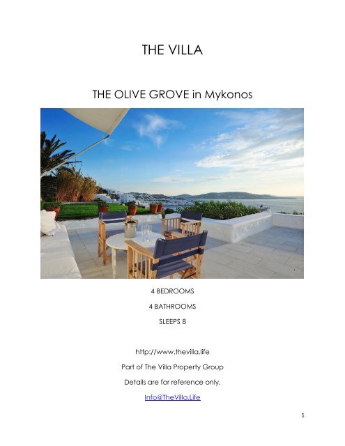 The Olive Grove - Mykonos