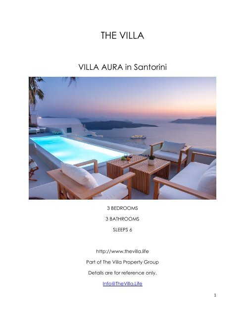 Villa Aura - Santorini