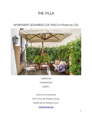 Apartment Leonardo Da Vinci - Florence City