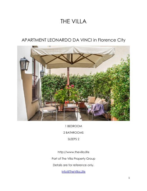 Apartment Leonardo Da Vinci - Florence City