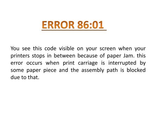 How to Fix Error 86:01 in HP Printers?