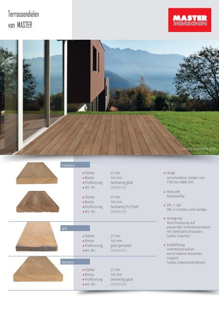 Master Holz im Garten Katalog 2018