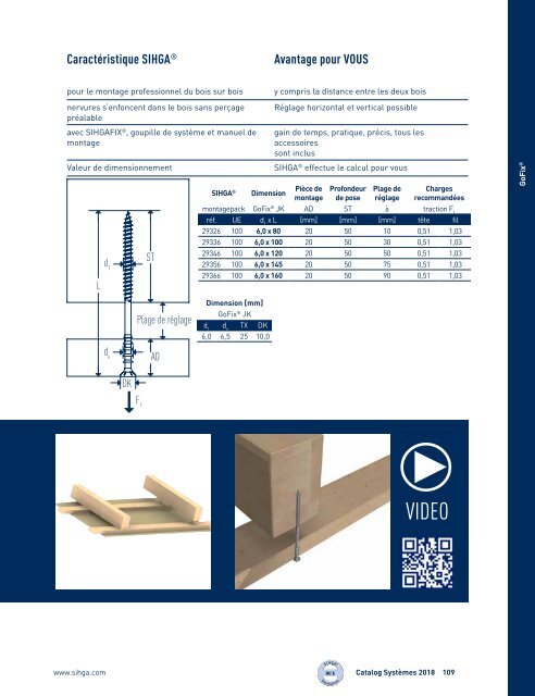 Catalogue Systèmes 2018