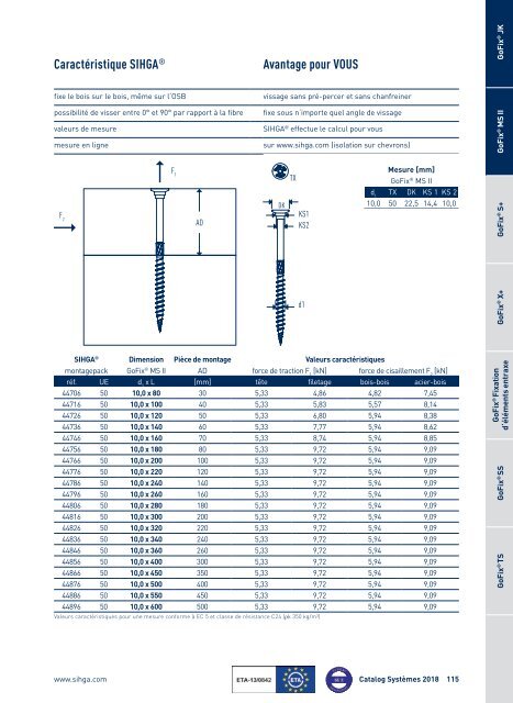 Catalogue Systèmes 2018