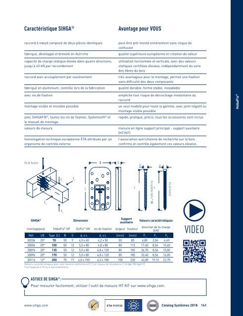 Catalogue Systèmes 2018