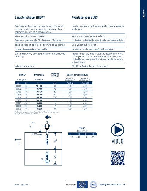 Catalogue Systèmes 2018