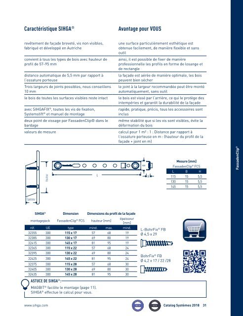 Catalogue Systèmes 2018