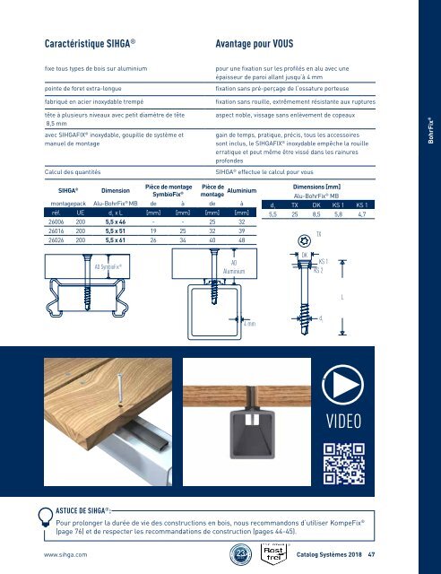 Catalogue Systèmes 2018