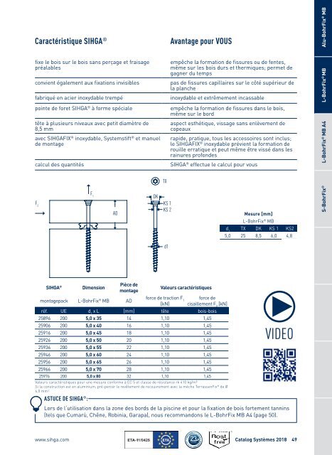 Catalogue Systèmes 2018