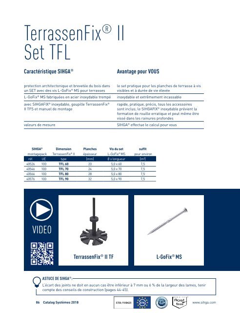 Catalogue Systèmes 2018