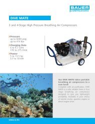 Dive Mate Technical Data - Bauer Air Compressors