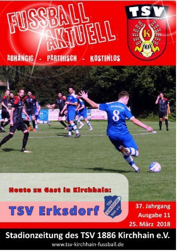 25.03.2018 - Stadionzeitung TSV Erksdorf