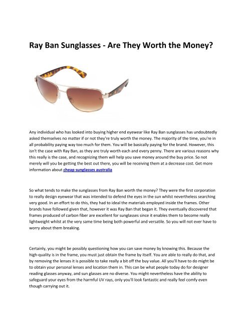 cheap glasses australia