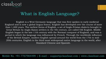 English classes in pune