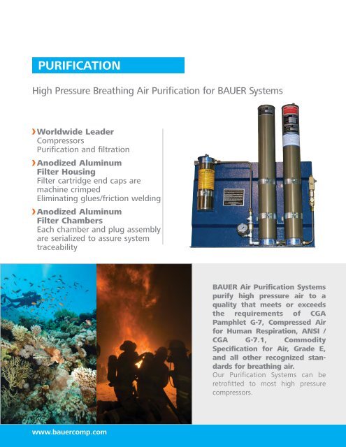 Technical Data - BAUER Compressors