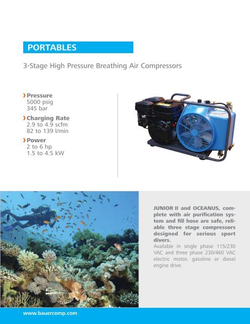 Technical Data - BAUER Compressors